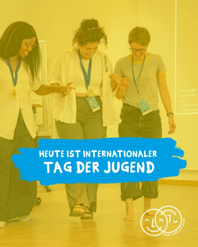 Junge Menschen sind nicht nur die Zukunft – sie sind die Gegenwart! 🙌

Am #InternationalYouthDay feiern wir das Engagement, die Kreativität und die Stimmen junger Menschen überall auf der Welt. Trotz großen Herausforderungen tragen sie täglich zu mehr Gerechtigkeit, Vielfalt und Miteinander bei und verlieren dabei nicht den Blick für die Zukunft.

Auch bei SwaF gestalten junge Menschen eine solidarische Gesellschaft mit – als Tandempartner*innen oder anderweitig engagiert in der SwaF Community 🧡💪 

💬 Was bedeutet Jugendengagement für dich?

#InternationalYouthDay #SwaF #Jugend #Engagement #TagderJugend