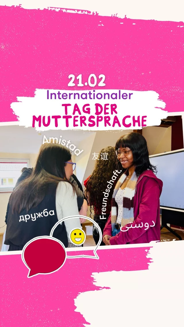 Welche Sprachen hörst du im Video? 💬Heute feiern wir am Internationalen Tag der Muttersprache die Vielfalt, die uns bei SwaF zusammenbringt!
Schreib in die Kommentare: Welche Sprachen erkennst du? Wie heißt "Freundschaft" in deiner Sprache? Wir sind gespannt! 

#TagDerMuttersprache #Freundschaft #SwaF
